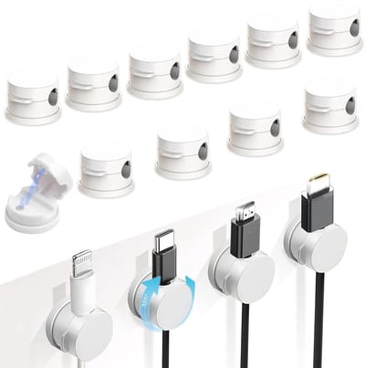10 stuks kabelbeheer magnetische organizer clips kabel bureau organizer voor kabels oplader muis oortelefoon gebruiksvoorwerpen keuken kantoor stroomkabels