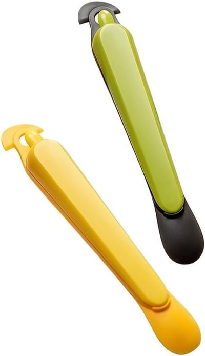Set van 4 sinaasappelschillers voor citrusvruchten - Eenvoudige fruit schillers voor citroen en grapefruit, ideaal keukenaccessoire
