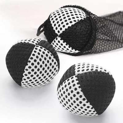 Jongleerballen voor beginners en professionals - 3-delige set met net en draagtas