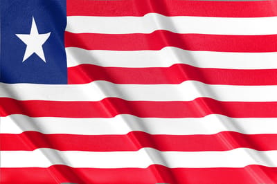 Vlag Liberia | Liberiaanse Vlag |  Alle Afrikaanse vlaggen | 52 soorten vlaggen | 150x100cm