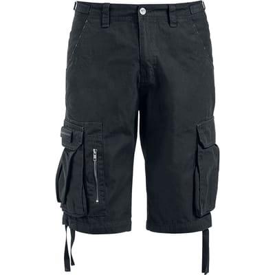 Black Premium by EMP Shorts - Army Vintage Shorts - XS tot 7XL - voor Mannen - zwart