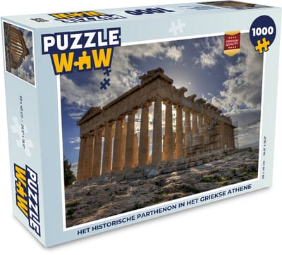 Puzzel Het historische Parthenon in het Griekse Athene - Legpuzzel - Puzzel 1000 stukjes volwassenen