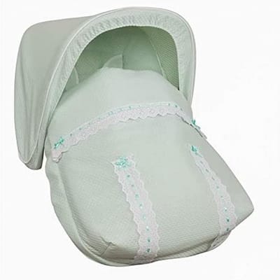 Baby Voetenzak - Universele Zak - Comfortabel Reizen - Afneembare Bovenkant - 40 x 35 x 25 cm - Watergroen
