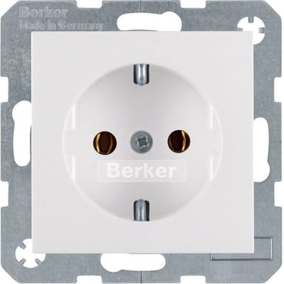 Hager Berker S.1/B.3/B.7 Wandcontactdoos (WCD-schakelmateriaal) (Europese Stekkerdoos) - 47431909