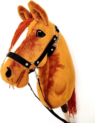 Groot Hobbypaard op Stok Compleet met Accessoires