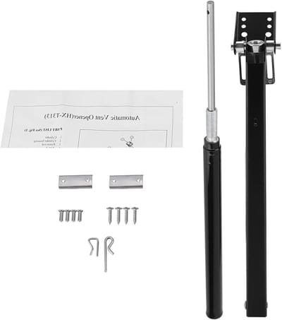 Automatische Kasraamopener - Thermische Ventilator - Planten Groei Verbeteren - Zonne-aangedreven Temperatuurregeling - Tot 7 kg - Metaal