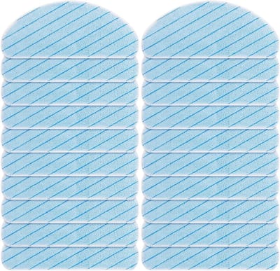 Set van 20 wasbare schoonmaakdoeken voor grondige reiniging van robotstofzuigers en accessoires