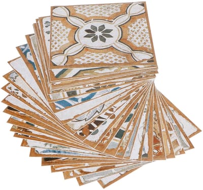 Allecto - Retro Tegel Stickers - Waterdichte Wanddecoratie voor Thuis - Zelfklevend & Makkelijk te Installeren