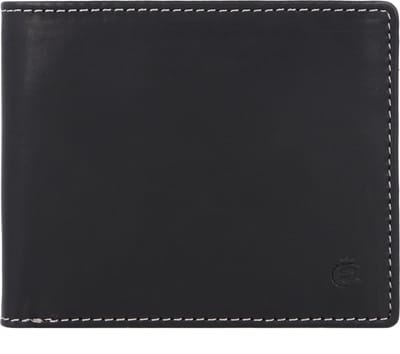 Esquire Dallas Portemonnee Leer 10 cm - Jongens - Horizontaal - schwarz