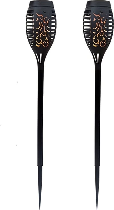Nivard Tuinverlichting - Tuinlampen - Buitenverlichting - Tuin Verlichting - Led Lamp - Licht - Op Zonneenergie - LED - 2 stuks