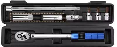 Novari - Bougiesleutel set - Sleutelset - Momentsleutel auto - Momentsleutel - Torque wrench - Magnetische bougiehulzen - RVS