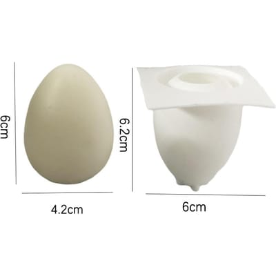 Paas 3D Ei Handgemaakte Kaars Siliconen Vorm DIY Simulatie Ei Dessert Mousse Chocolade Taart Ambachtelijke Decoratie Bakvorm