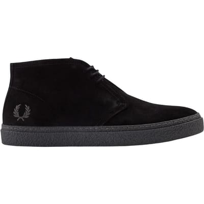 Fred Perry Volwassen Hawley Suède Laag Loopschoenen (Zwart)