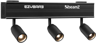 BeamZ EZYBar3 LED bar op accu - LED bar met 3 draaibare 10W LED-spots - Handmatige zoom - CW/WW