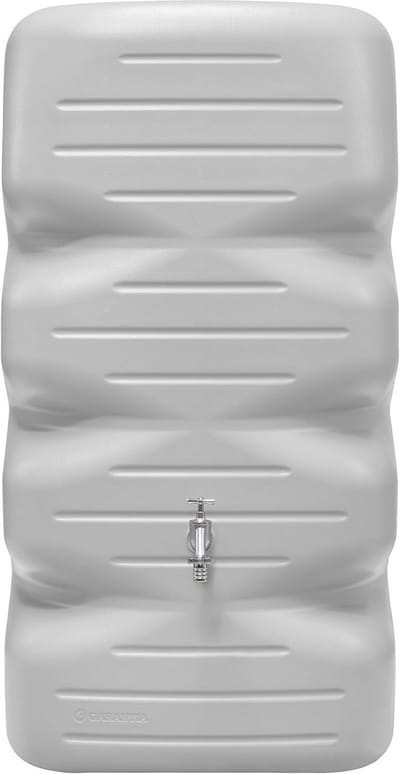 Tuinreservoir - Watertank - Regenwater Opslag - UV-stabiel Weerbestendig - 340 Liter - Betongrijs