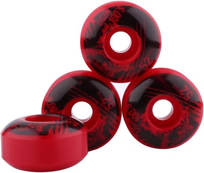 Duurzame 52mm x 30mm Skateboard Wielen voor Longboard - 4 Stuks Rood