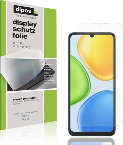 dipos – 4x Matte Beschermfolie geschikt voor Honor Play 80 | Krasbestendige & antireflecterende Screenprotector Ultra-Thin