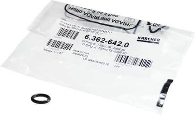 Kärcher o-ring voor hogedrukreiniger - 7,65 x 1,78 mm - afdichtingsrubber - nr. 6.362-642.0 - 63626420