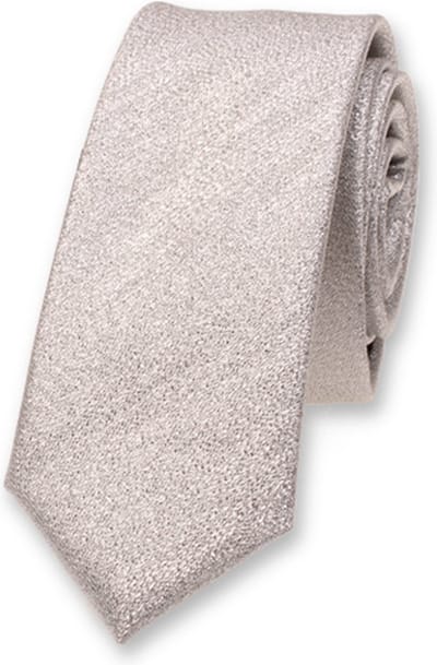 E.L. Cravatte Kinderstropdas - Zilver glitter