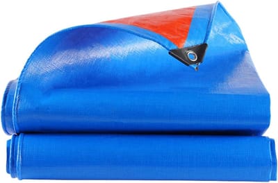 Waterdicht Zeil - Afdekzeil Beschermzeil - Buiten Beschermen - Scheurvast Dubbelzijdig Gecoat - 150 x 220 cm - Blauw