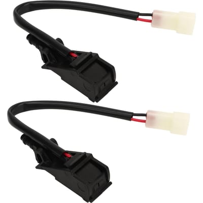 1 Paire Gicleur de Lave-Glace Avant Chauffant 6E0955986B Durable Anti-Fissure Robuste Remplacement pour Bora MK4 Bettle Cabrio black