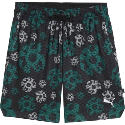 Puma Hoopocalypse omkeerbare basketbalshorts voor heren (Zwart)