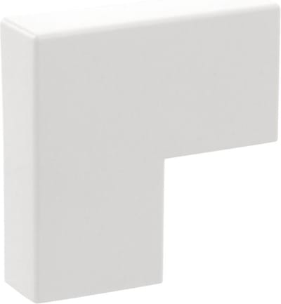 Attema P25 vlakke hoek met plaat P25, montage polarwit - 2 stuks