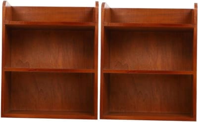 Sieraden Organizer - Opbergrek Hout - Aanrecht Decoratie - Met Plank - 2 Stuks 30cm - Houtkleur