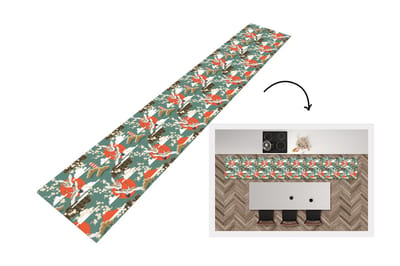 Keukenloper 300x50 cm - Keukenmat vinyl Kraanvogel - Sakura - Zon - Patronen - Keukenmatten loper - Keuken vloerkleed tapijt