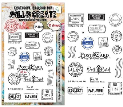 Aall & Create clearstamp A6 - Stamped horizons