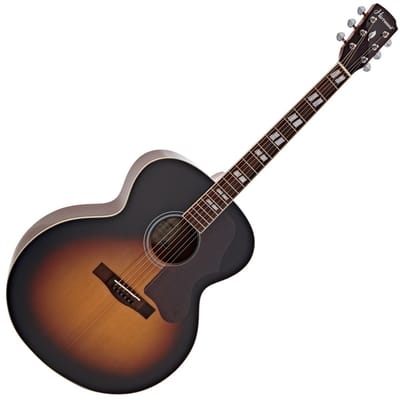 Hartwood Artiste Jumbo Acoustic Guitar, Vintage Sunburst