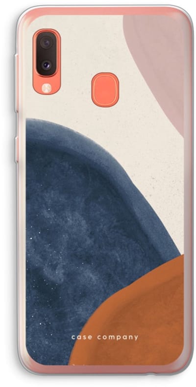 Case Company® - Hoesje geschikt voor Samsung Galaxy A20e hoesje - Geo #1 - Soft Cover Telefoonhoesje - Bescherming aan alle Kanten en Schermrand