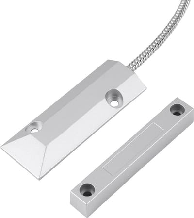 Magnetische Contactdetector voor Deuren en Ramen - Veiligheidssysteem van Zinklegering voor Thuis en Garage