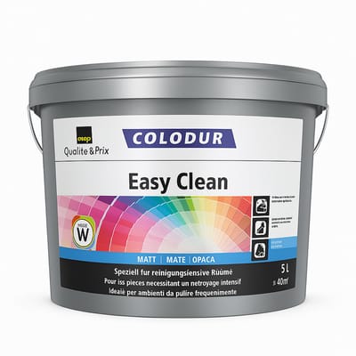 Colodur Easy Clean Mat Binnenverf – 5 L – Extreem Slijtvast & Milieuvriendelijk – Water- en Terpentinebasis