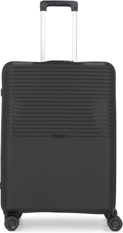 d & n Travel Line 4000 4-wielige trolley 66 cm - Harde bagage - TSA slot - schwarz