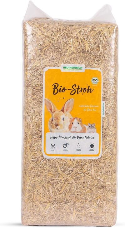 Biologisch Stro uit Thüringer Woud voor Knaagdieren en Kleine Huisdieren (8 kg)