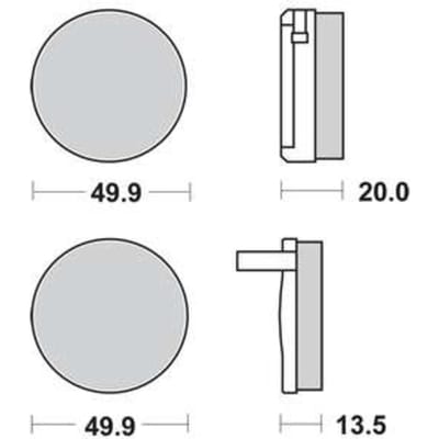 Remblokset TRW MCB32