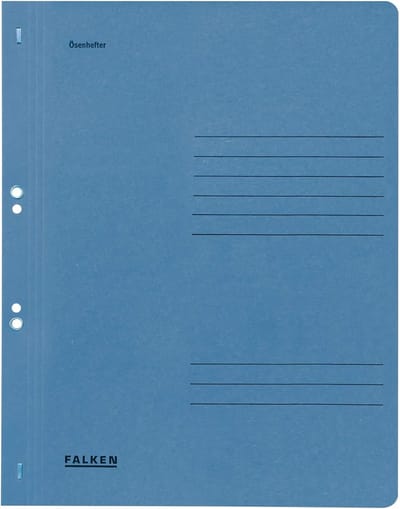 50 Stuks Blauwe Oognietjes voor IKEA-map DIN A4 - Gemaakt van Gerecycled Karton