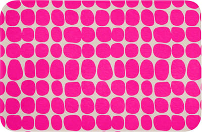 WC mat 60x40 cm - Antislip - Stippen - Patroon - Roze - Toiletmat - Vloermat - Douchemat - Toilet tapijt - Toiletmatten