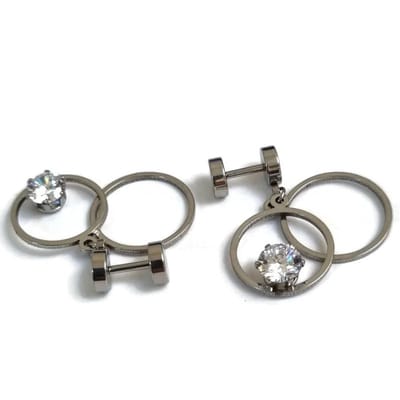 Aramat Jewels | Piercings | Stalen Helixpiercing met Cirkel | | | |6mm | Staal | Volwassenen | Verkleurd niet