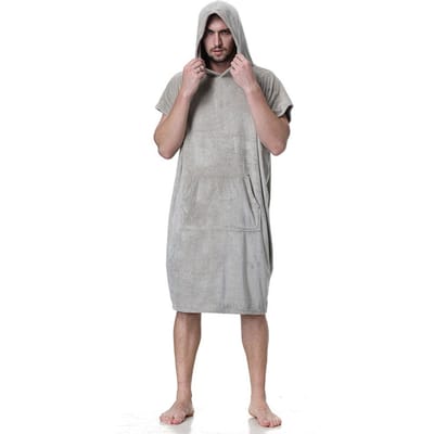 Badjas Zwemmen Snel drogend Cape Fleece Badjas Surfen Duiken Capuchon Badhanddoek Strand Poncho