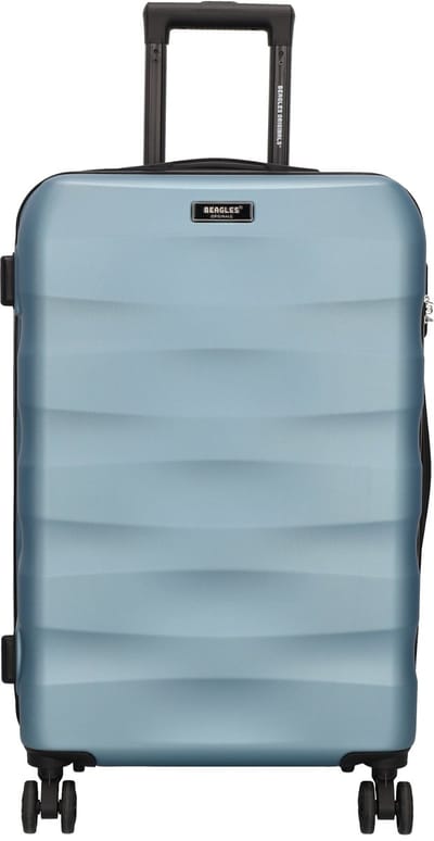 Beagles Originals Go Travel Grote Koffer - 66 cm - 60 Liter – Reiskoffer met Cijferslot - Ijs Blauw