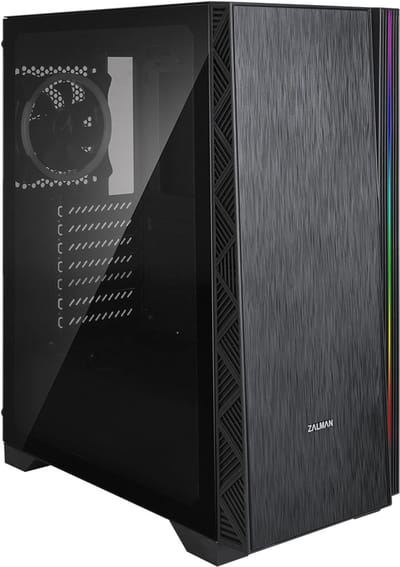 Zalman Z3 Neo Midi-Tower - zwart - gehard glas - USB 2.0
