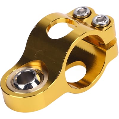 Motorfiets Demper Vork Beugel Steun Houder CNC Geanodiseerd Vibratie Vermindering Lichtgewicht Stuur Demper Vork Frame Gold