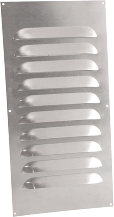 Schoepenrooster alu brut 500x300mm