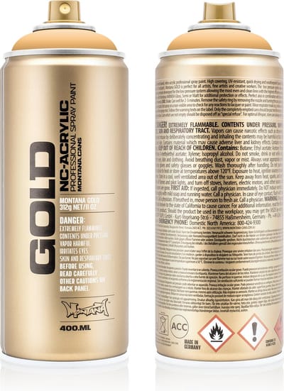 Montana GOLD G2020 Creme Orange spuitbus 400ml
