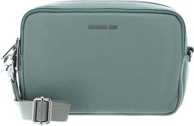 MANDARINA DUCK Leren Schoudertas Mellow Leather Crossbody Camera Bag Iceberg Green Mintgroen