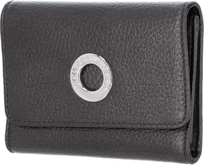 MANDARINA DUCK Leren Portemonnee Mellow Lux Flap Wallet Graphite Donkergrijs