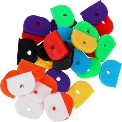 New Age Devi - Sleutelhoesjes van Silicoon - 12 stuks - Voor Sleutelkapjes en Sleutelbeschermers