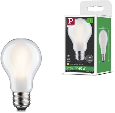Efficient-Line Filament 230 V LED-gloeilamp E27 Enkele lamp 470lm 2,5W 3000K dimbaar Mat